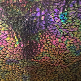 Nylon Spandex Holographic Snake Fabric 60"