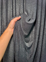 Silver Spandex Lurex Knit