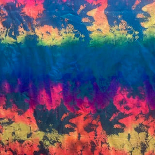 Laser Tie-Dye Hologram 4-Way Stretch Fabric, 60"
