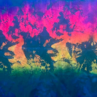 Laser Tie-Dye Hologram 4-Way Stretch Fabric, 60"