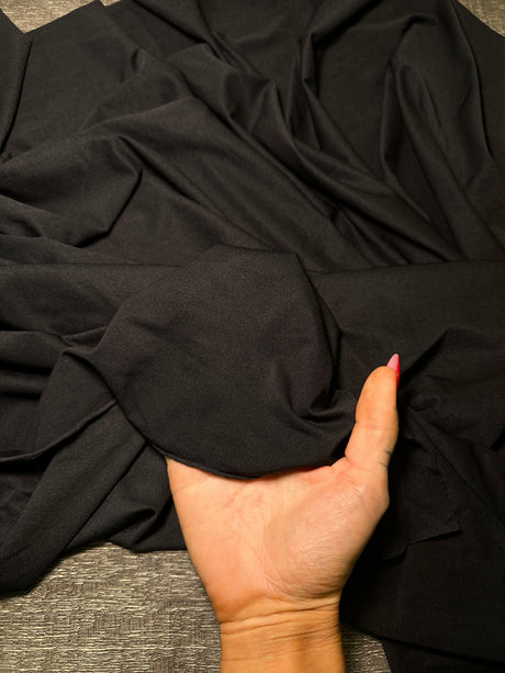 Black 4-Way Stretch Nylon Spandex