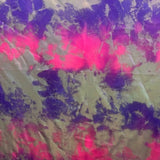 Laser Tie-Dye Hologram 4-Way Stretch Fabric, 60"