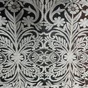 Polyester Mesh Fabric Victorian Sequin Lace Ivory 50"