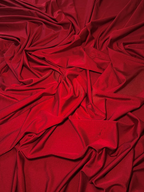 Shiny Yoga Spandex Burgundy
