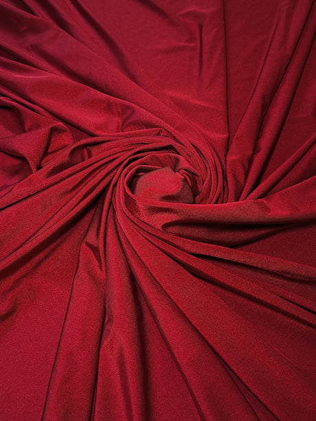 Shiny Yoga Spandex Burgundy