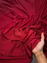 Shiny Yoga Spandex Burgundy