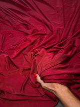 Shiny Yoga Spandex Burgundy