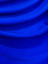 Stretch Crepe Royal Blue