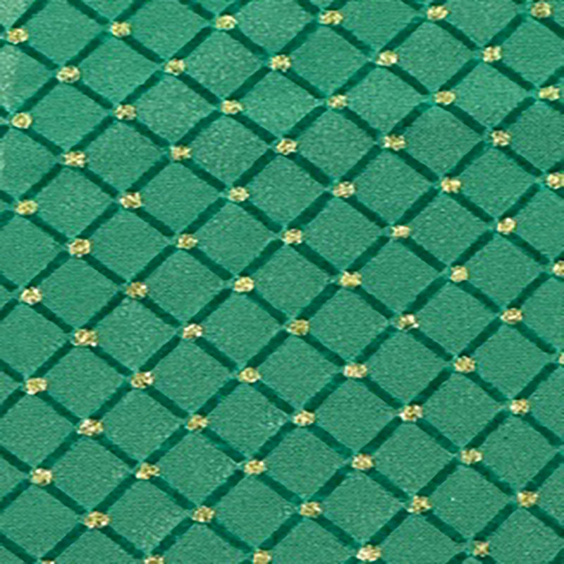 Polyester Mesh Fabric with Glitter, Green Black, 50" Width