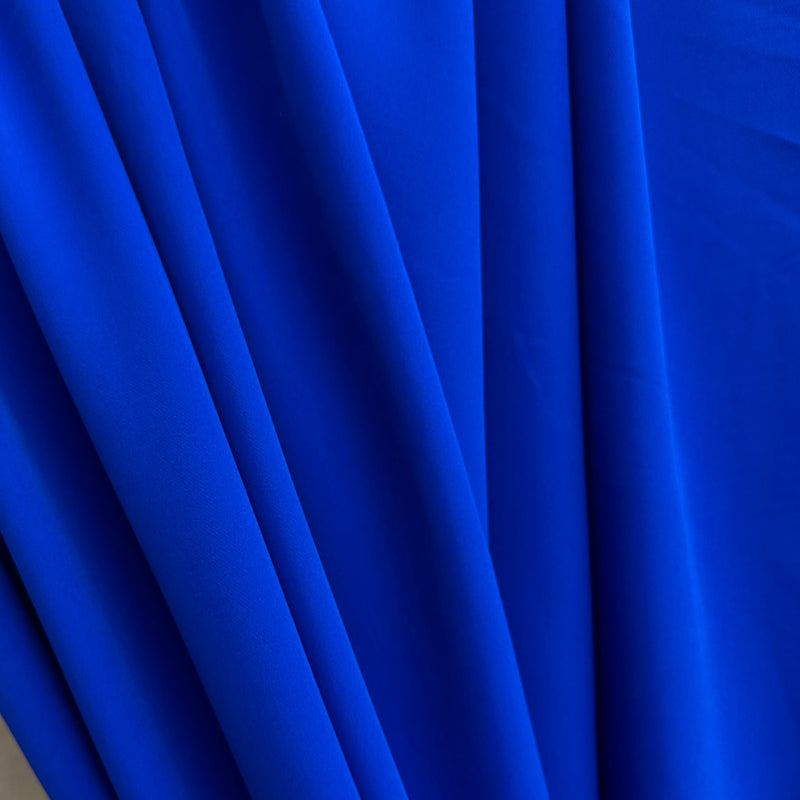 Stretch Crepe Royal Blue