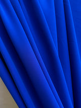 Stretch Crepe Royal Blue