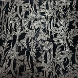 Polyester Mesh Sequin Fabric Black 50" Width
