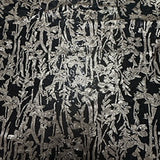 Polyester Mesh Sequin Fabric Black 50" Width