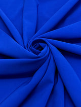 Stretch Crepe Royal Blue