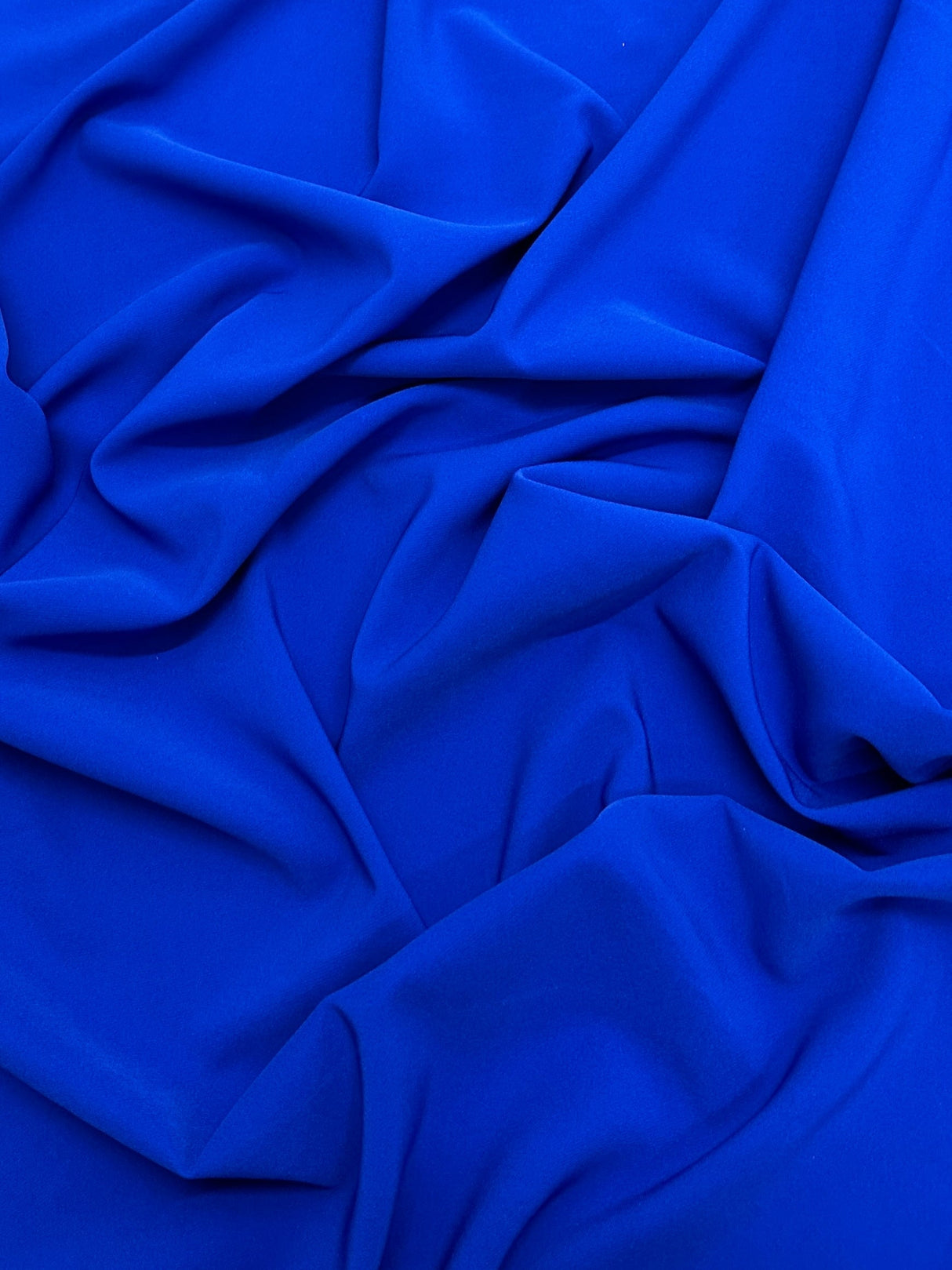 Stretch Crepe Royal Blue