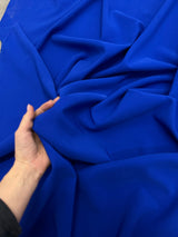 Stretch Crepe Royal Blue