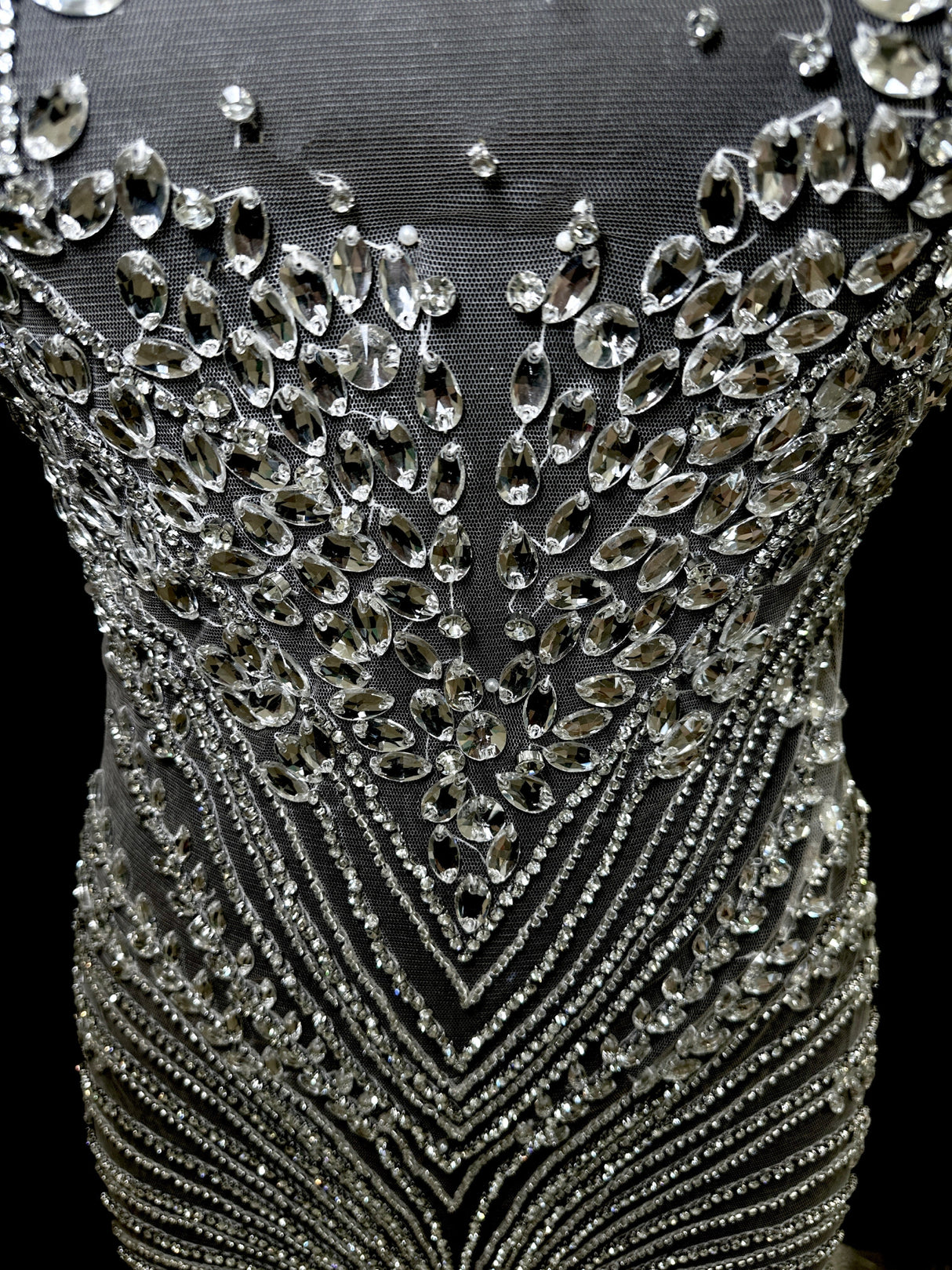 Rhinestone Bodice Applique