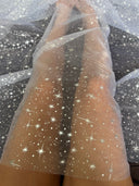 Silver Star Organza