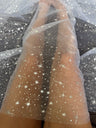 Silver Star Organza