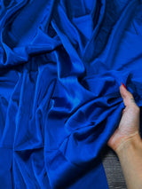 Royal Blue Stretch Crepe Back Satin