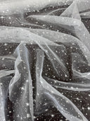 Shimmering Crystal Organza