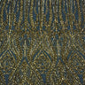 Anault Damask Stretch Sequins Nylon Spandex Mesh Fabric - Damask Sequins, 60" Width, 4-Way Stretch (1 Yard)