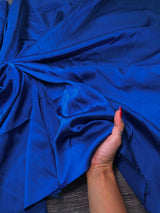 Royal Blue Stretch Crepe Back Satin