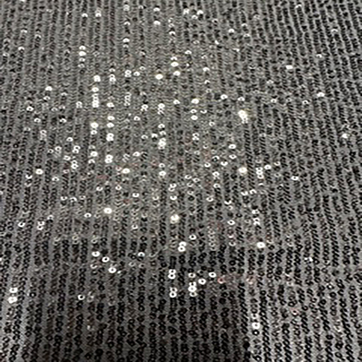 Polyester Spandex Mini Sequin Fabric 50" Champagne Stripe