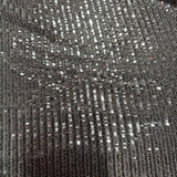 Polyester Spandex Mini Sequin Fabric 50" Champagne Stripe