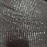 Polyester Spandex Mini Sequin Fabric 50" Champagne Stripe
