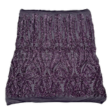 Anault Damask Stretch Sequins Nylon Spandex Mesh Fabric - Damask Sequins, 60" Width, 4-Way Stretch (1 Yard)
