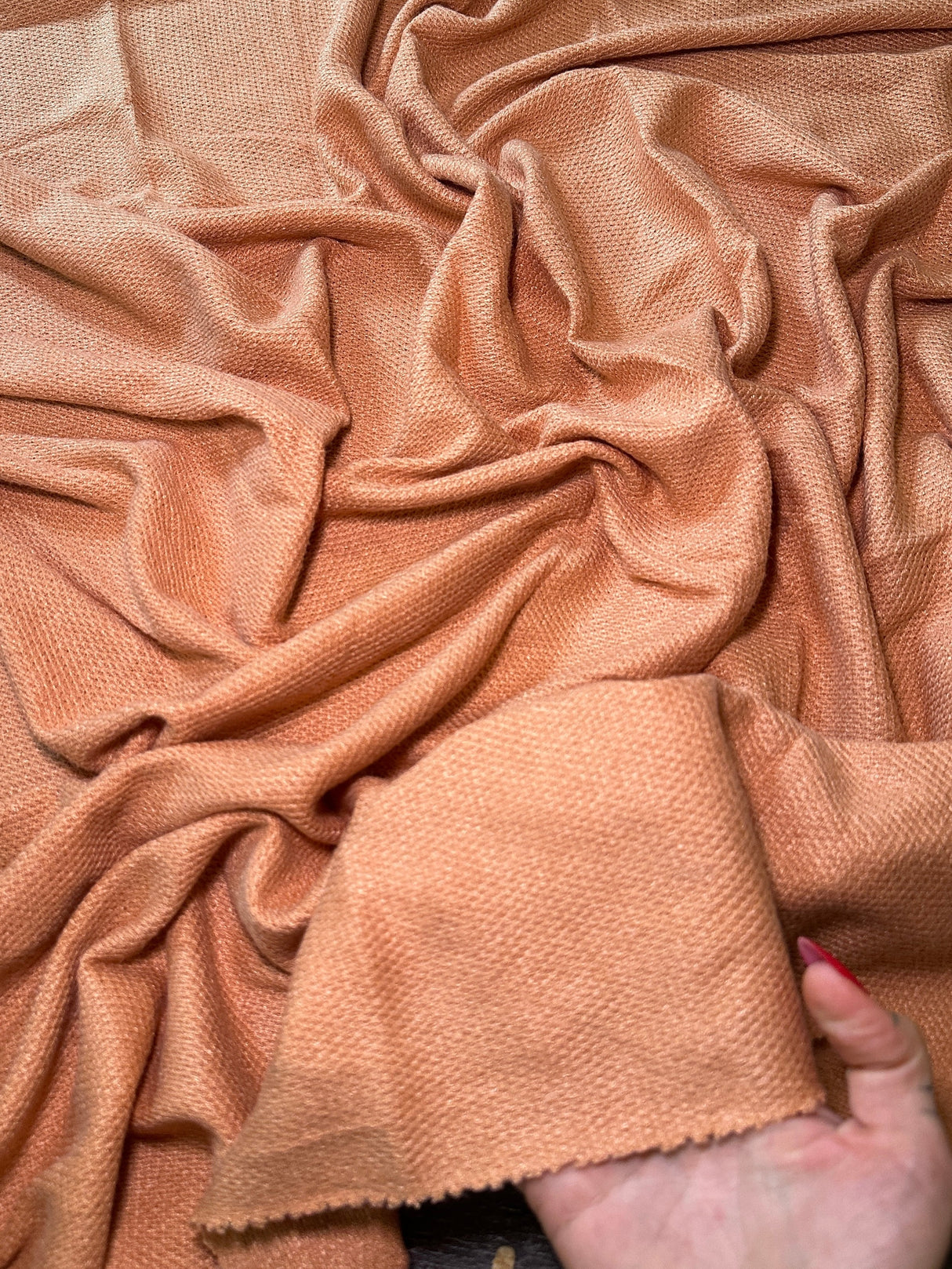 Textured Knit Light Peach