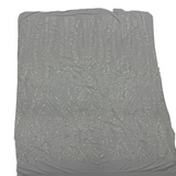 Anault Damask Stretch Sequins Nylon Spandex Mesh Fabric - Damask Sequins, 60" Width, 4-Way Stretch (1 Yard)