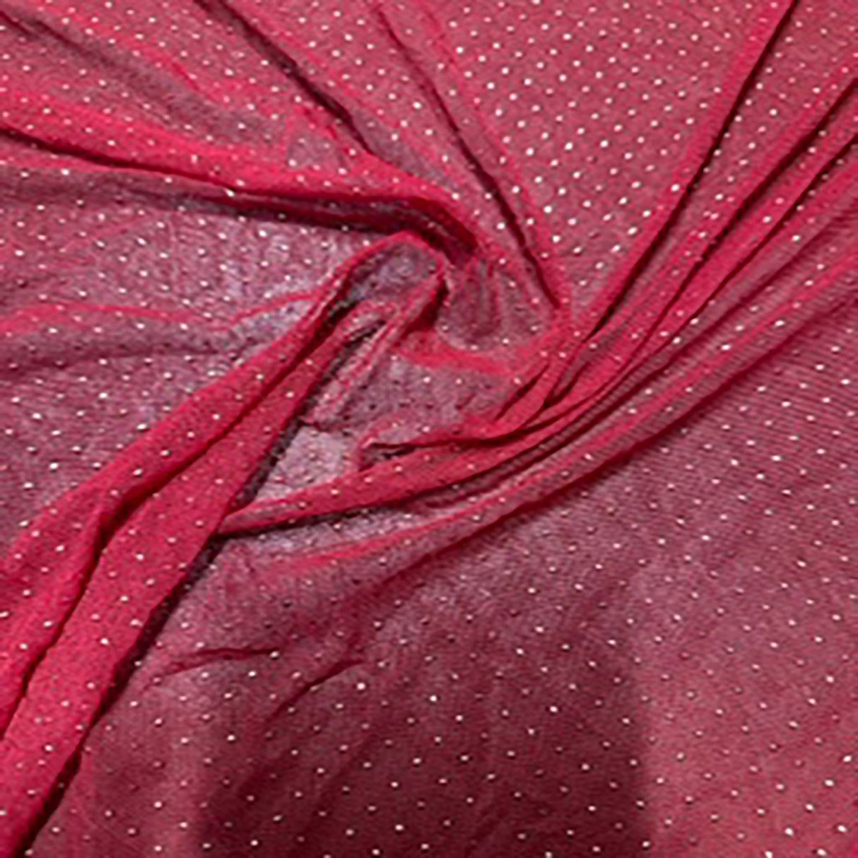 Polyester Spandex Dew Drop Mesh Fabric 50"