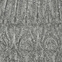 Anault Damask Stretch Sequins Nylon Spandex Mesh Fabric - Damask Sequins, 60" Width, 4-Way Stretch (1 Yard)