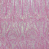 Anault Damask Stretch Sequins Nylon Spandex Mesh Fabric - Damask Sequins, 60" Width, 4-Way Stretch (1 Yard)
