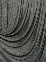 Silver Spandex Lurex Knit