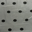 Mesh Fabric Flocked Dot Black 50"