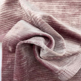 Corduroy Stretch Velvet Fabric - 4-Way Stretch, 60" Width, 360 GSM, Olive, Silver, Black, Mauve, Brown (1 Yard)