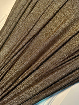 Gold Metallic Lurex Spandex Knit