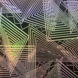 Hologram Foil Nylon Spandex Fabric