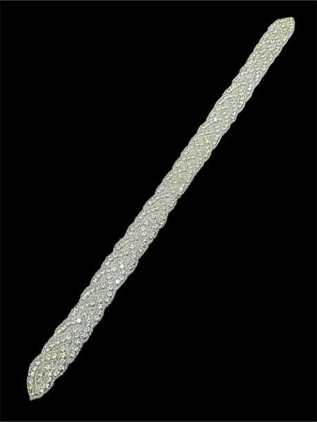 Rhinestone Applique Belt