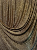 Gold Metallic Lurex Spandex Knit