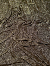 Gold Metallic Lurex Spandex Knit