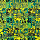 Polyester Fabric Traditional Polynesian Tapa Design