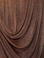 Bronze Copper Stretch Lurex Knit