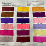 Nylon Spandex 4-Way Stretch Shiny Tricot Color Card