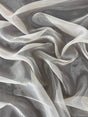 Sheer Crystal Organza Ivory