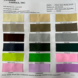 Nylon Spandex Matte Tricot Color Card