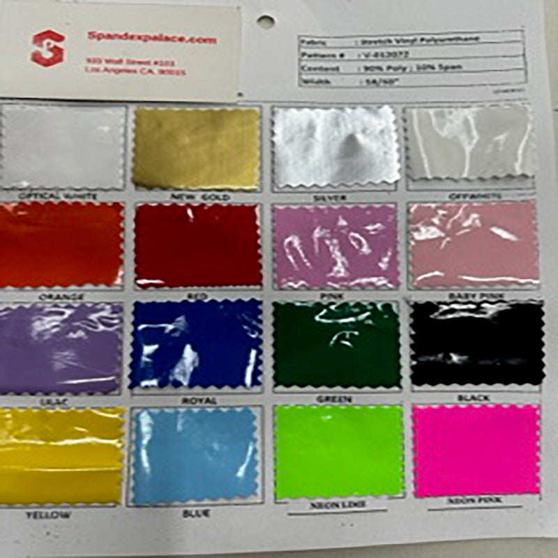 Vinyl Color Card 1 Page